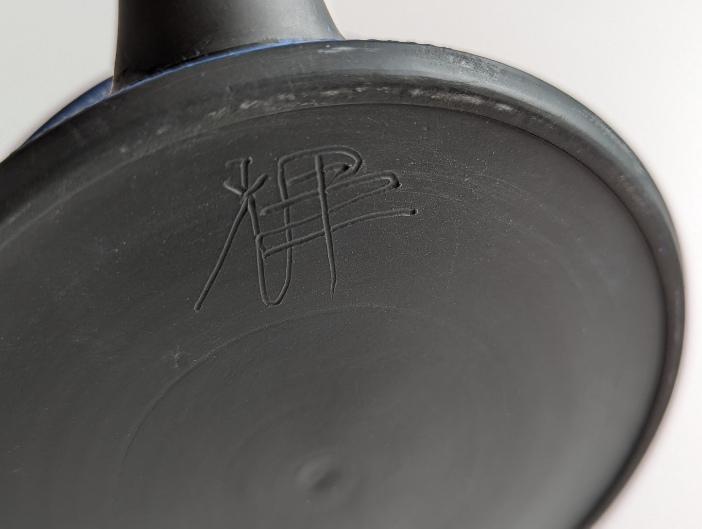 常滑焼平型急須・印花(磯部輝之作)